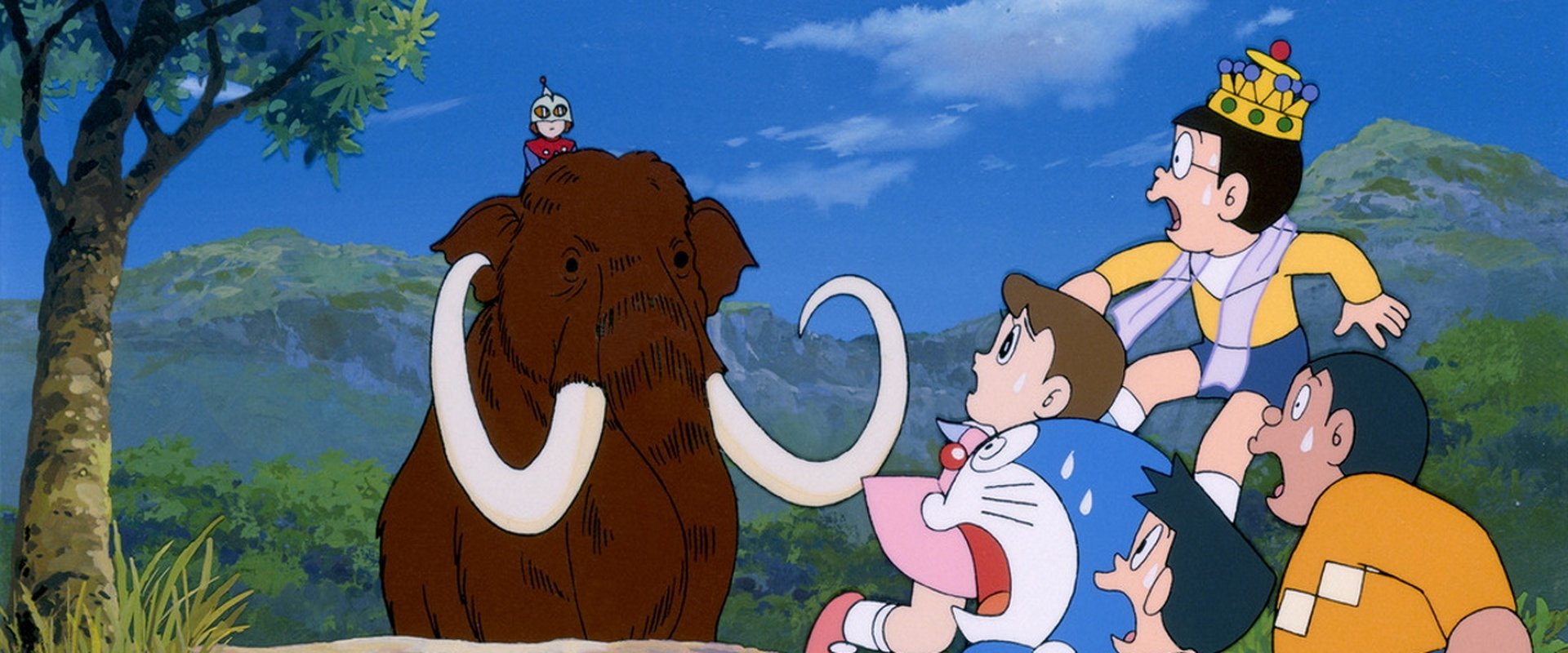 Doraemon: Nobita and the Kingdom of Clouds backdrop