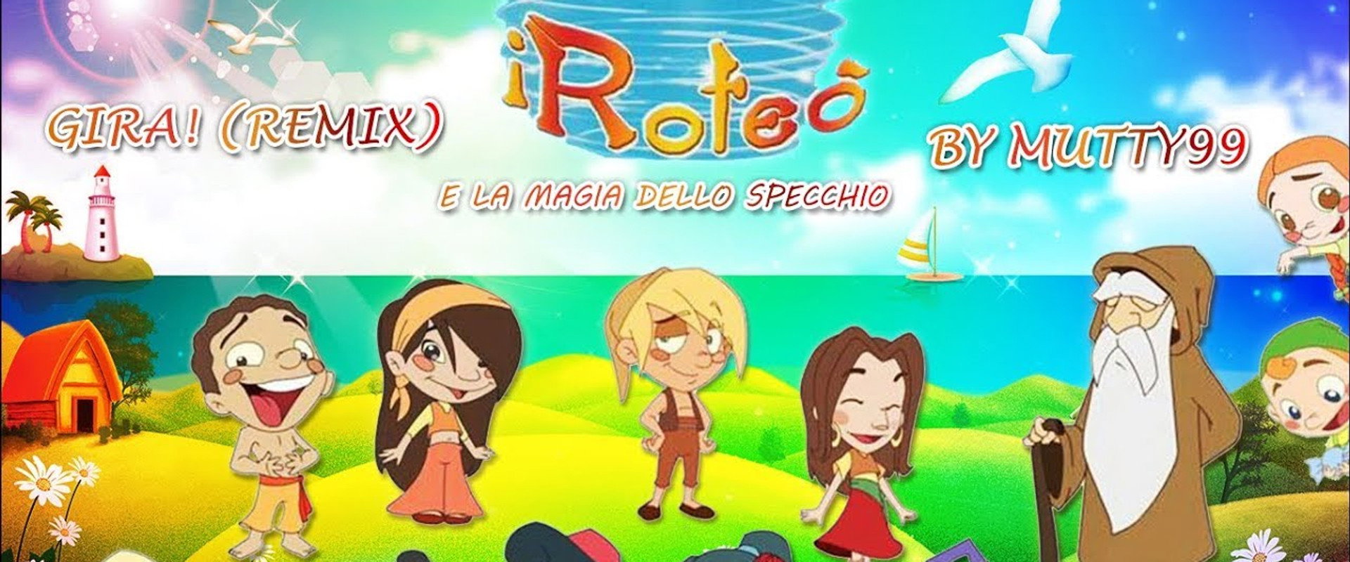 I Roteò e la magia dello specchio backdrop