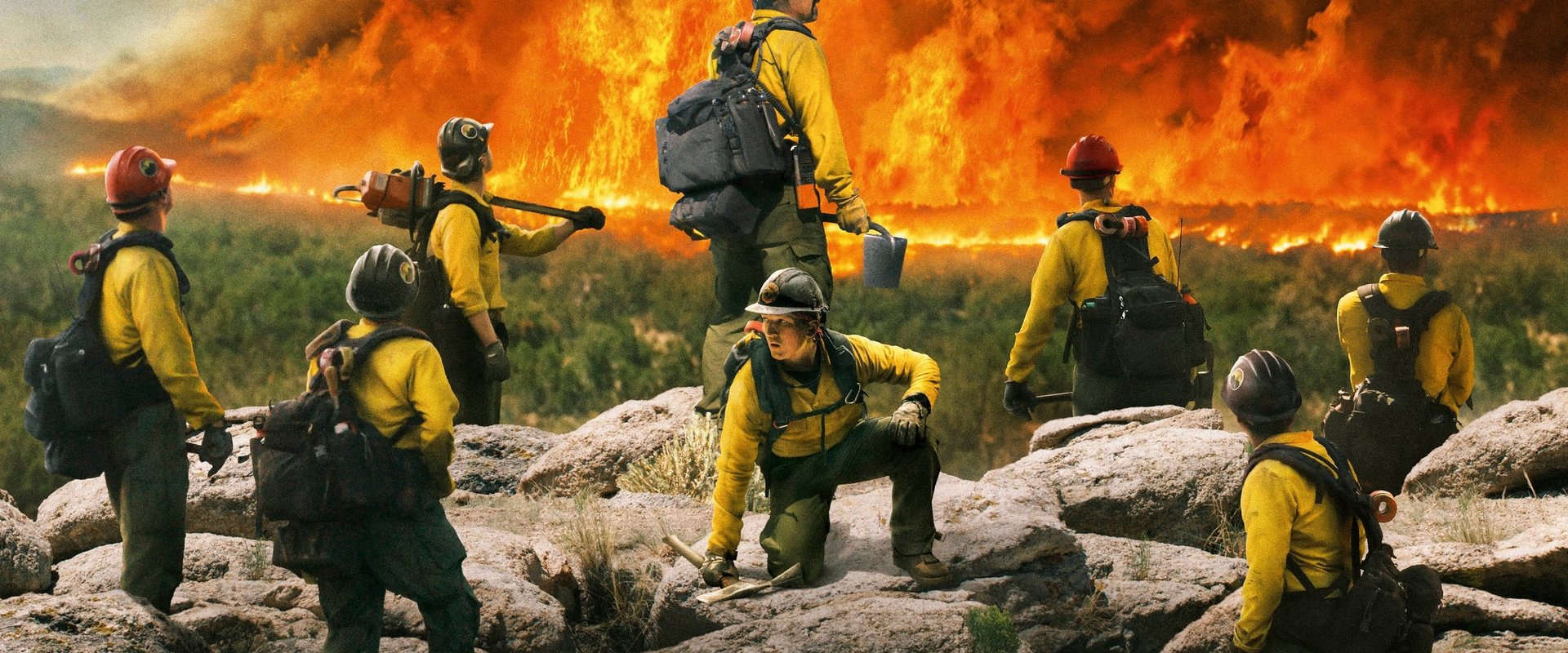 Only the Brave backdrop