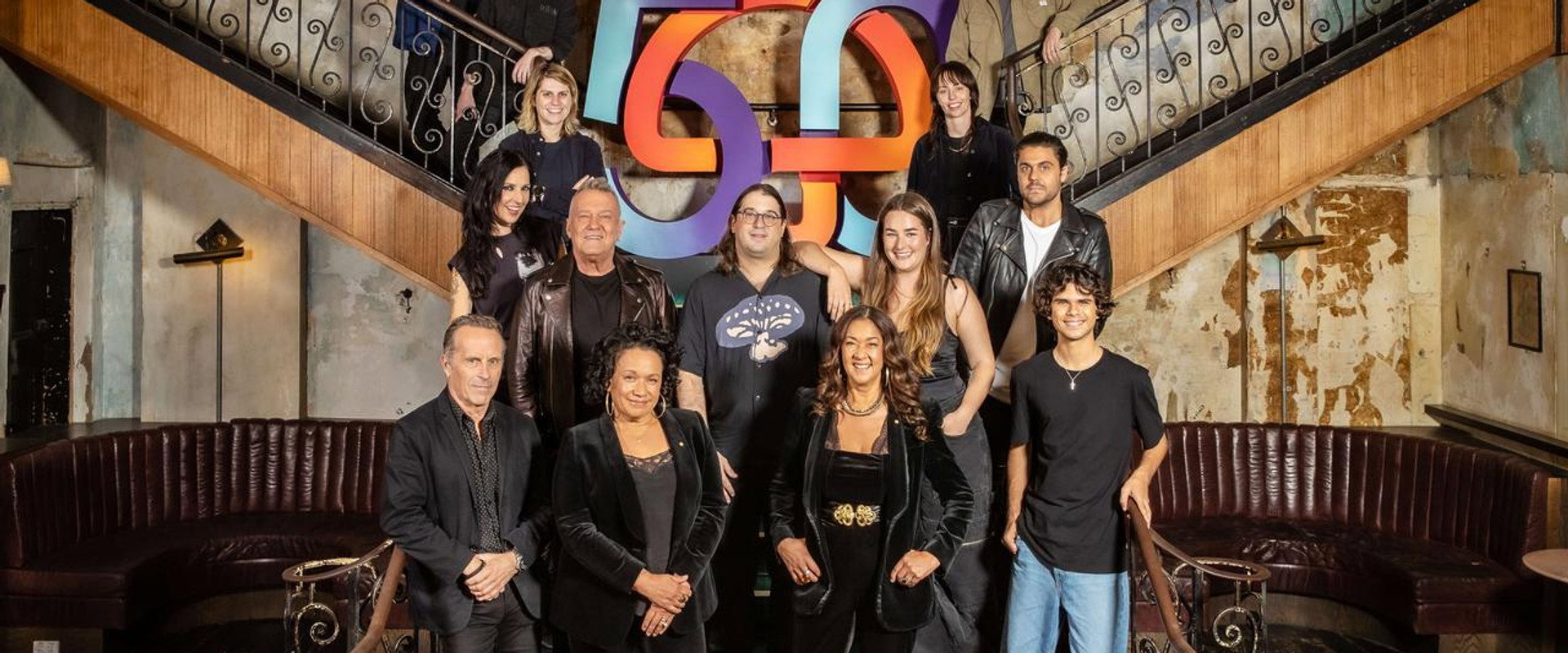 Mushroom 50th Concert Live backdrop
