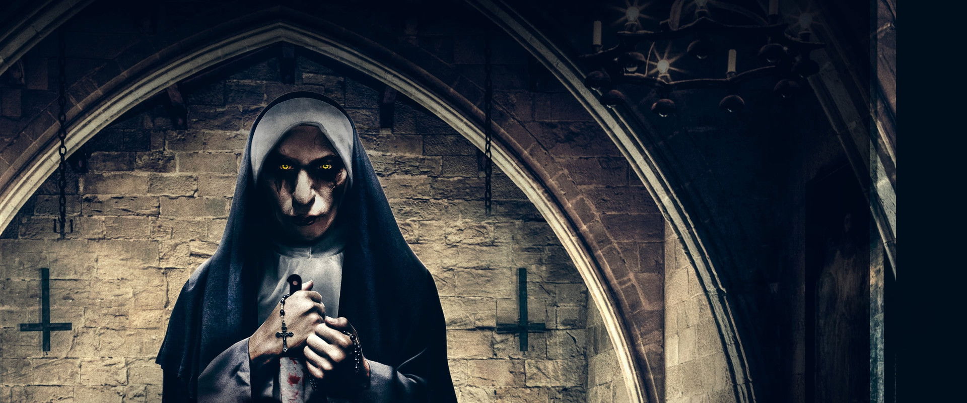 The Satanic Nun backdrop
