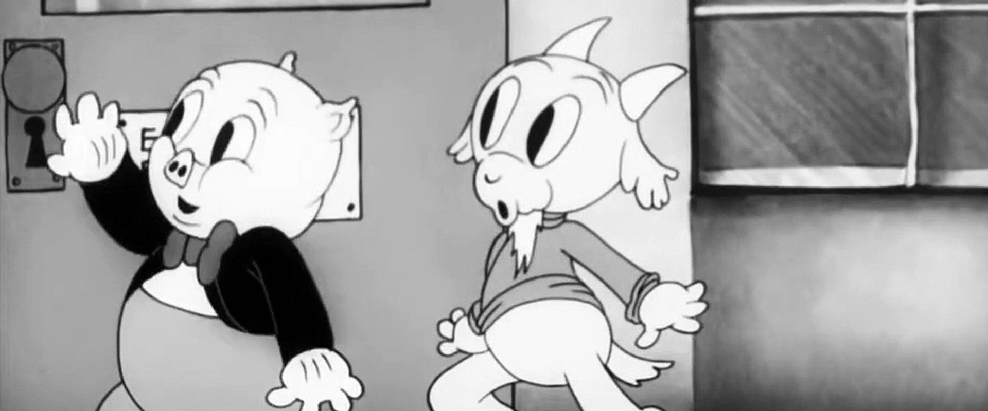 Porky and Gabby backdrop