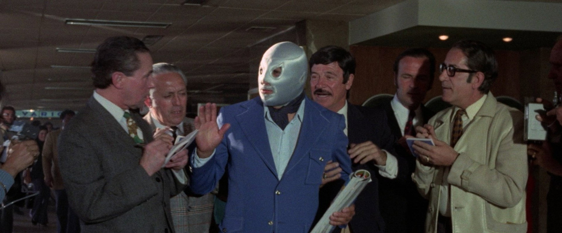 Santo vs. Doctor Death backdrop