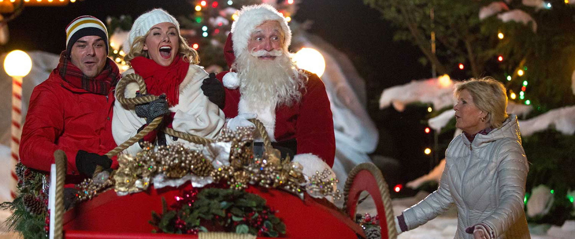 Becoming Santa backdrop