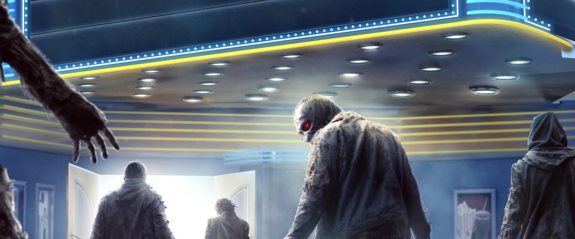 Zombie Town backdrop