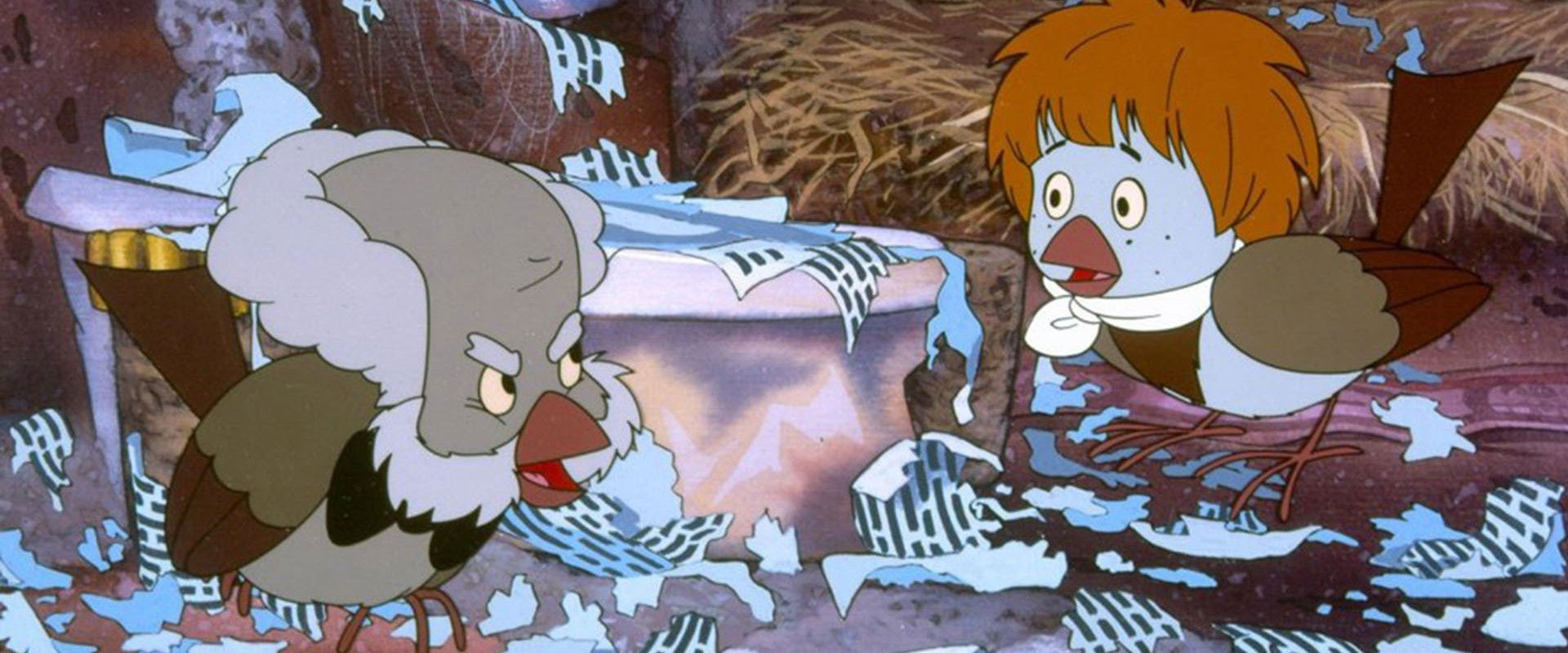 Willy the Sparrow backdrop