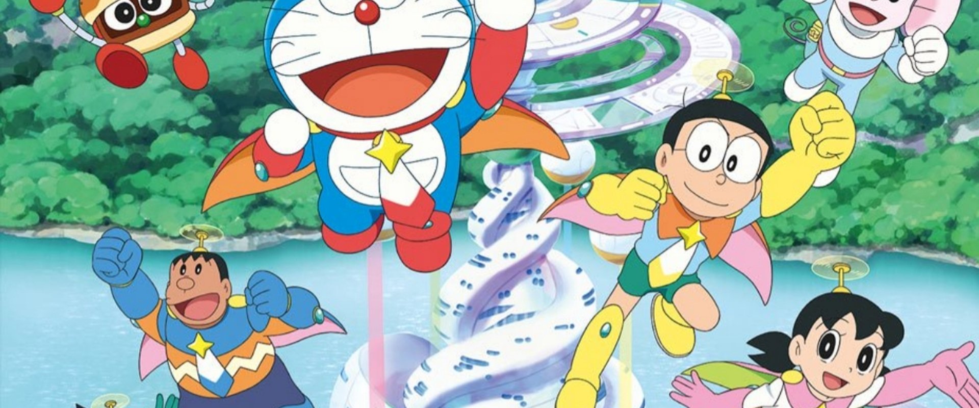 Doraemon: Nobita and the Space Heroes backdrop