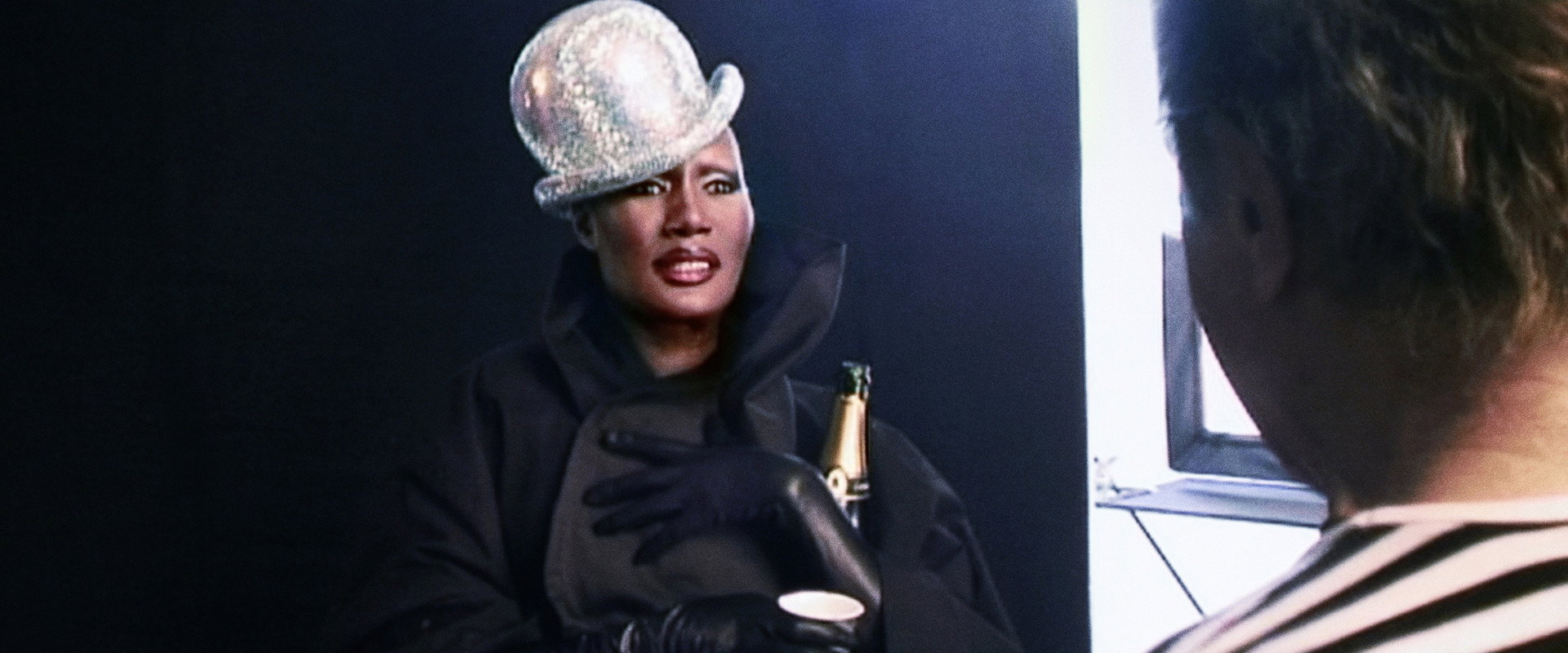 Grace Jones: Bloodlight and Bami backdrop