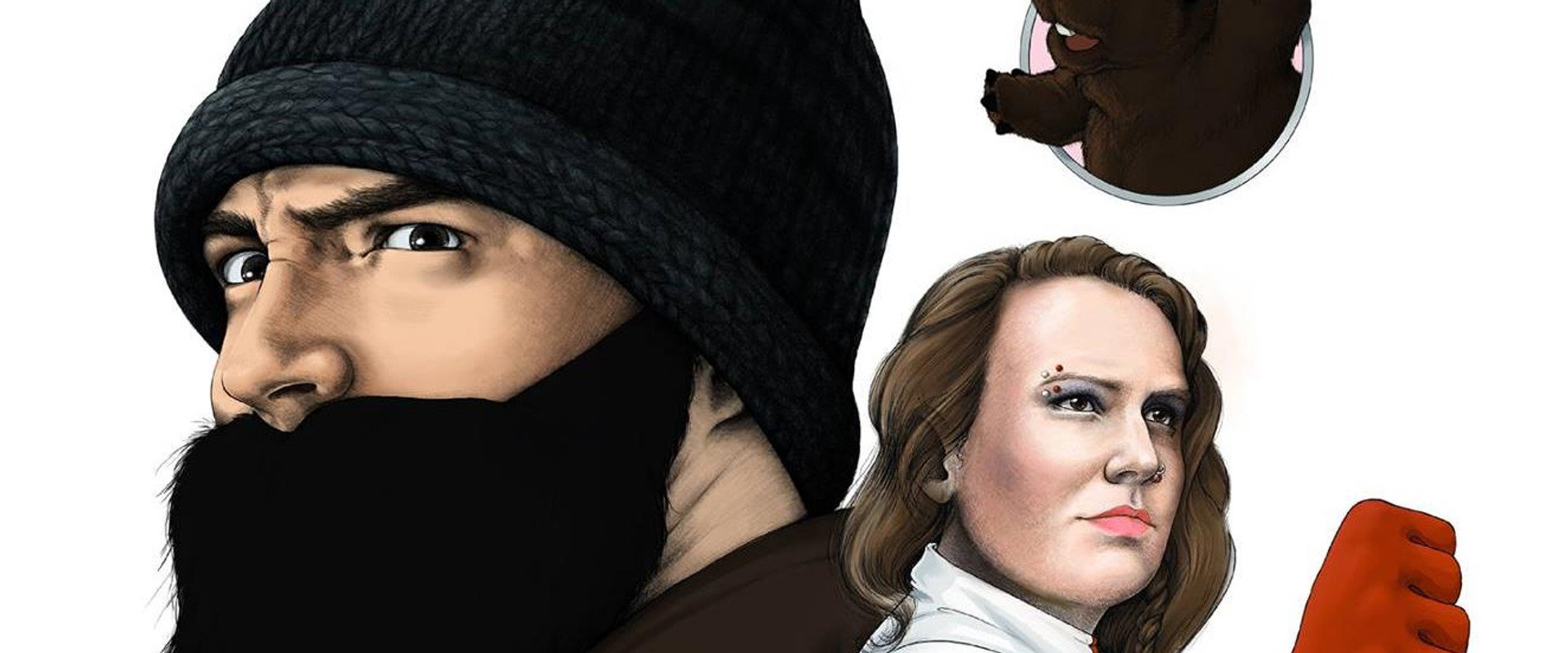 Ghost Beaver Kick backdrop