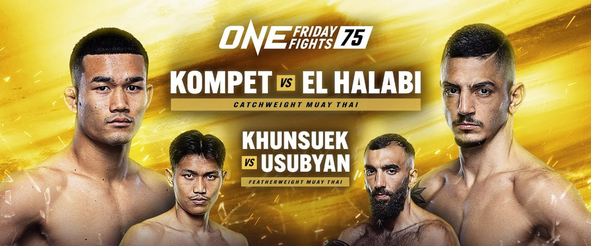 ONE Friday Fights 75: Kongsuk vs. El Halabi's banner image