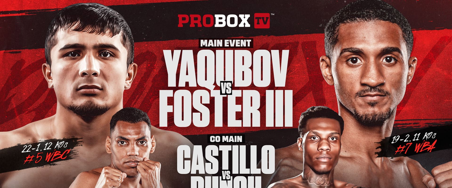 Muhammadkhuja Yaqubov vs. William Foster III's banner image