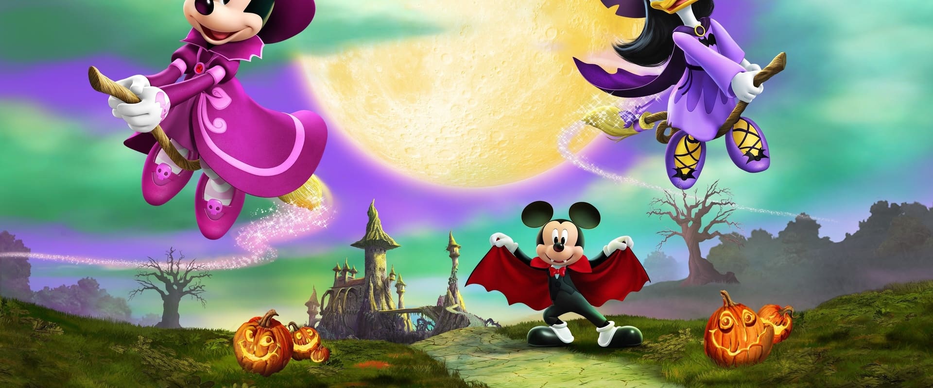 Mickey'nin İki Cadı Hikayesi./ Mickey's Tale of Two Witches