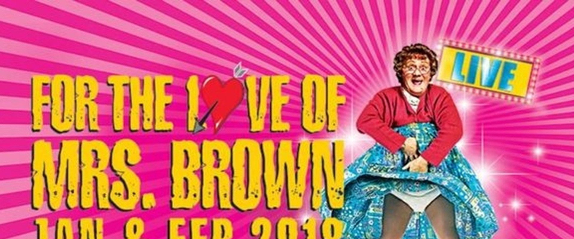Mrs. Brown's Boys Live Tour: For the Love of Mrs. Brown's banner image