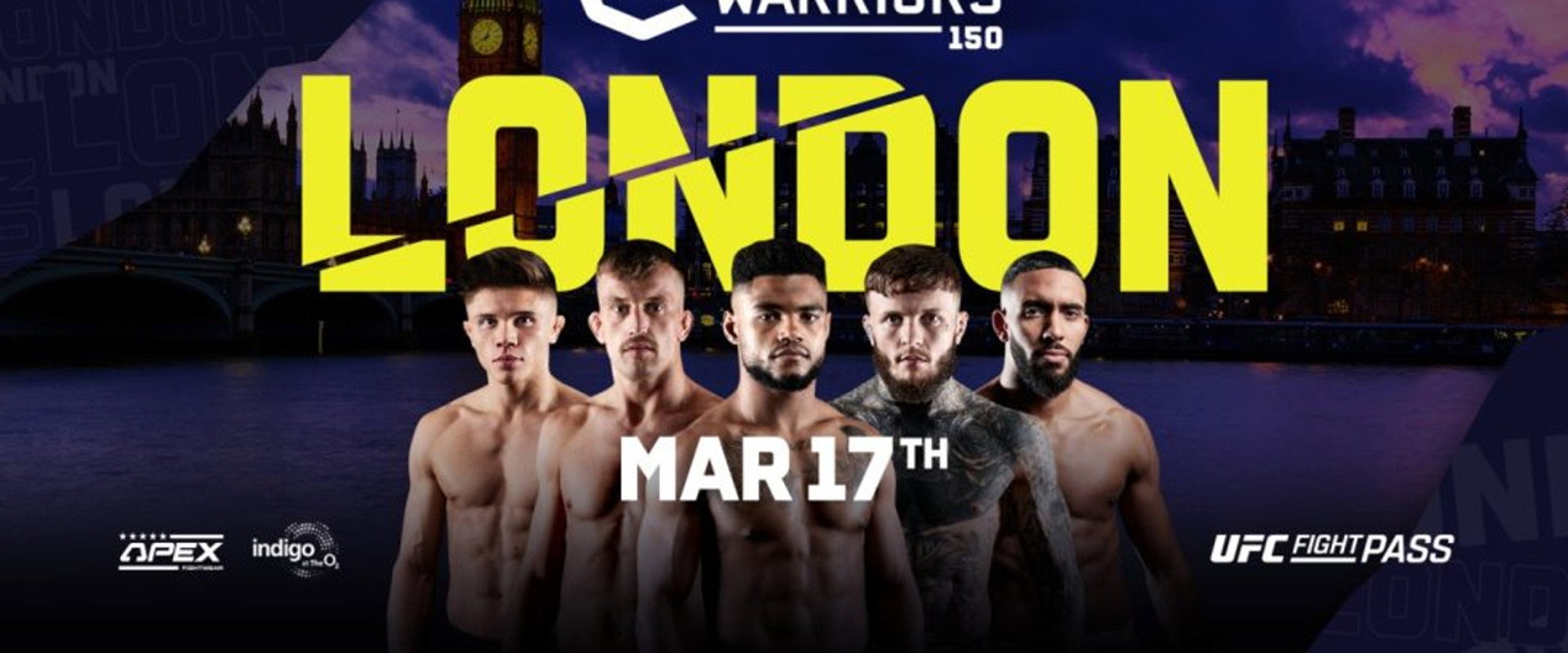 Cage Warriors 150: London's banner image