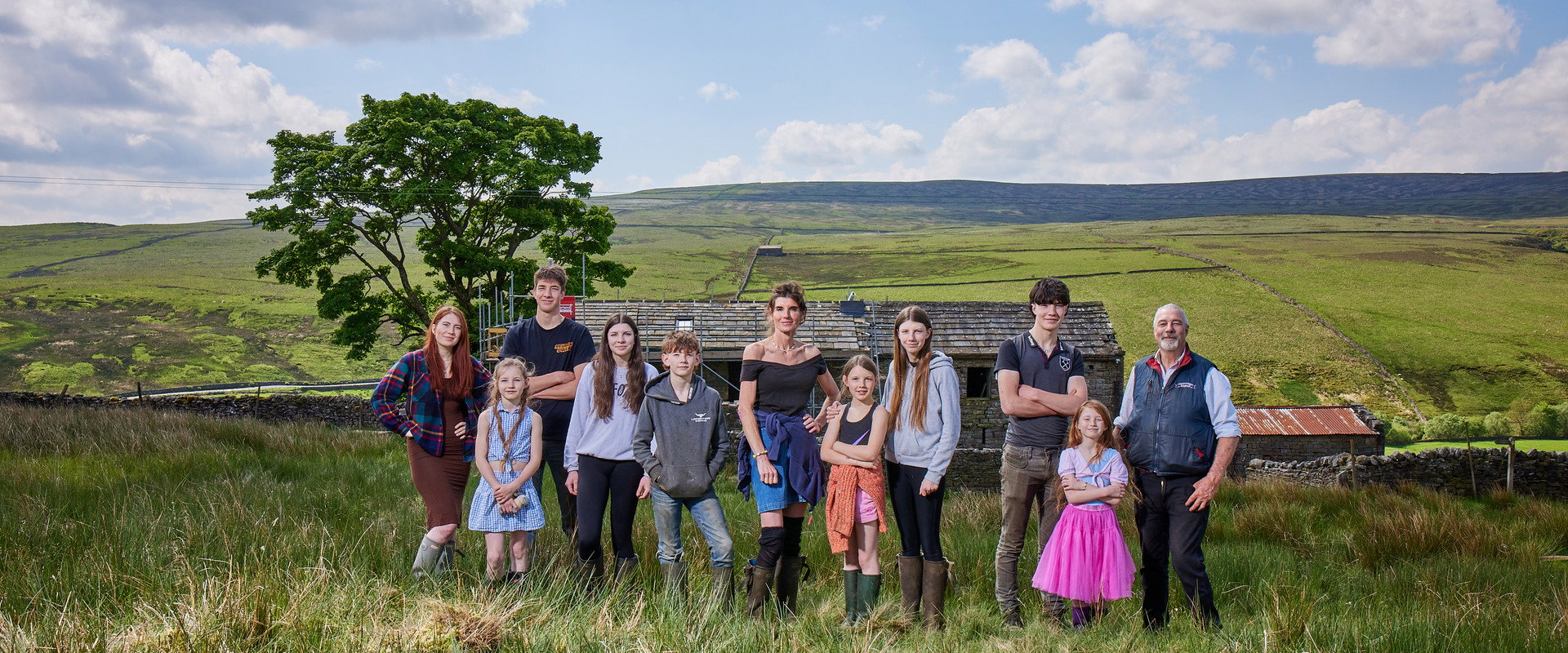 Our Farm Next Door: Amanda, Clive and Kids