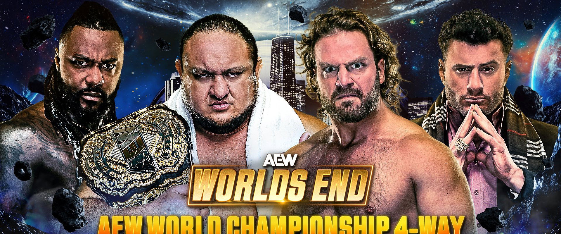 AEW Worlds End 2025's banner image