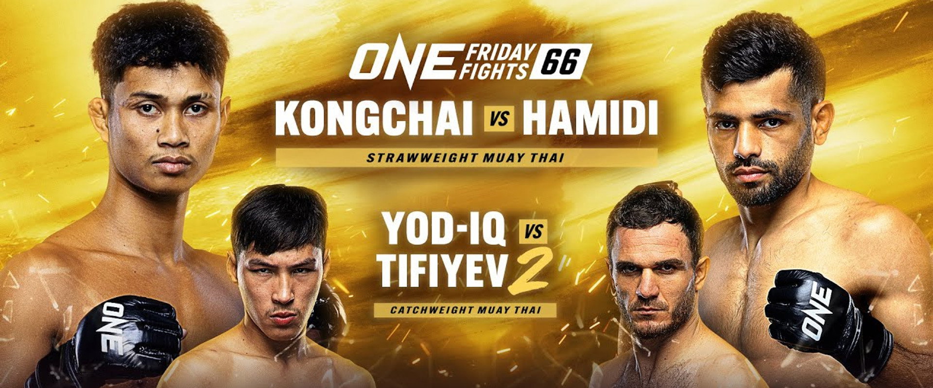 ONE Friday Fights 66: Kongchai vs. Hamidi's banner image