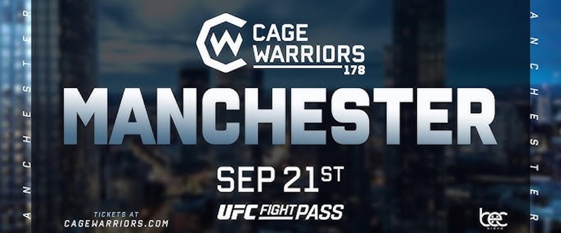 Cage Warriors 178: Manchester's banner image