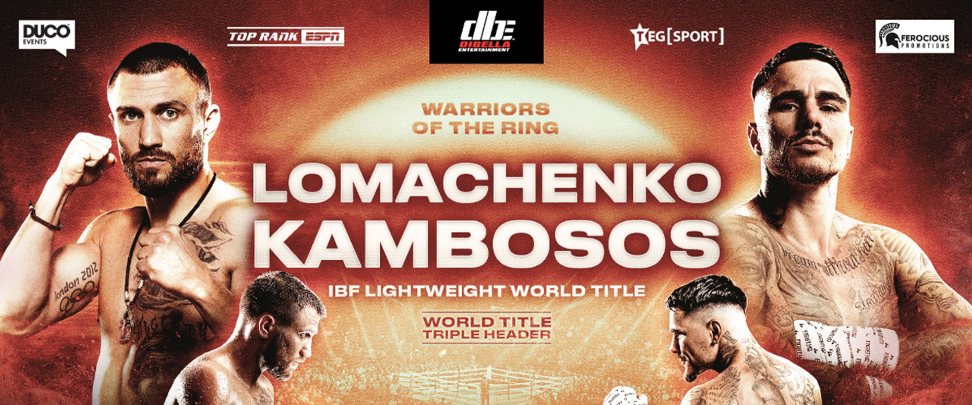 Vasyl Lomachenko vs. George Kambosos Jr.'s banner image