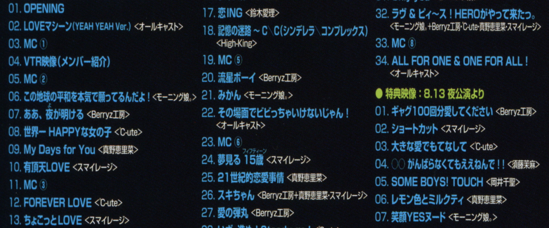 Hello! Project 2011 Summer ~ニッポンの未来は YEAH YEAH ライブ~