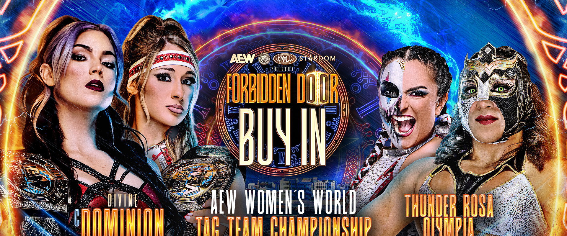 AEW x NJPW x CMLL x Stardom Present Forbidden Door 2026: Buy-In's banner image
