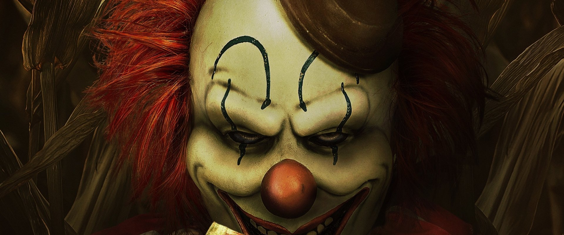 Clown in a Cornfield