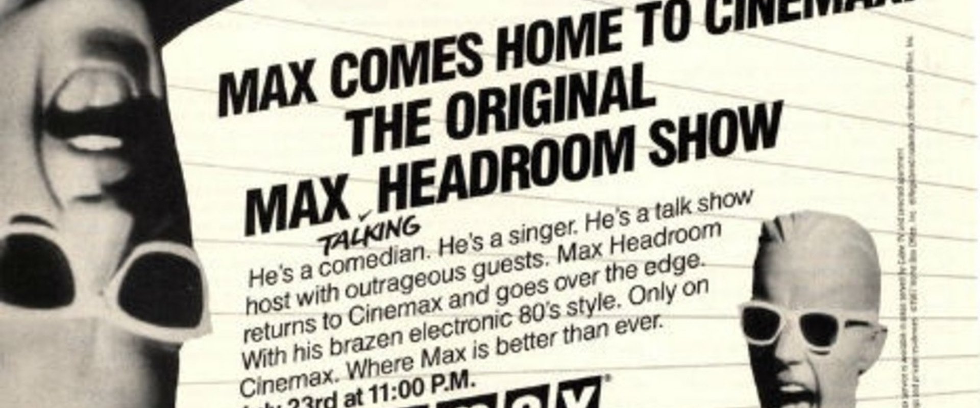 The Original Max Talking Headroom Show