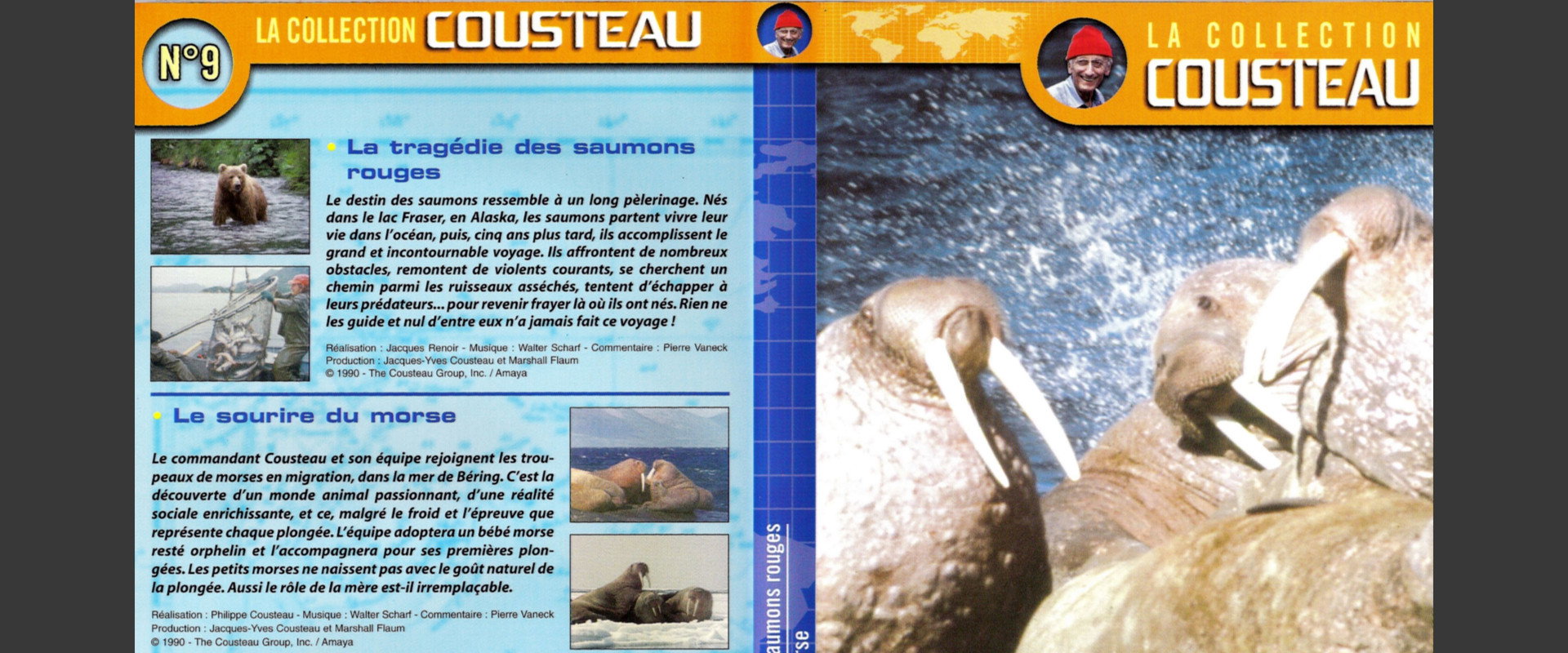 La collection Cousteau N°9 | La tragédie des saumons rouges | Le sourire du Morse