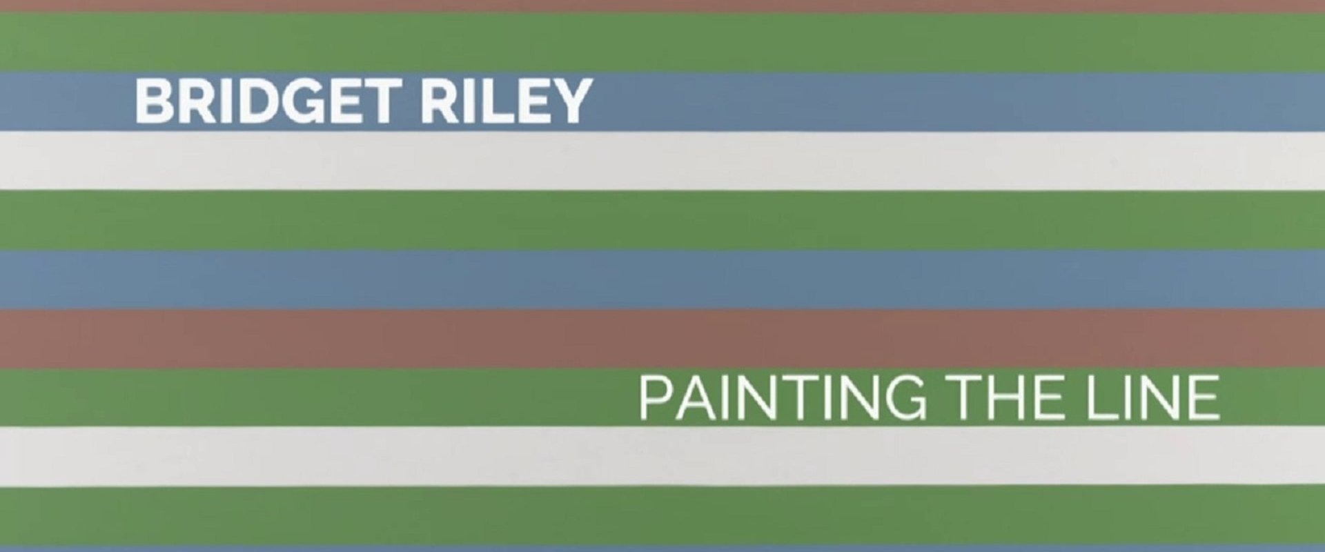 Bridget Riley: Painting the Line