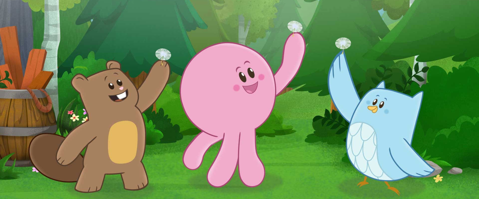 Luna, Chip, & Inkie in The Festival of Wishes's banner image