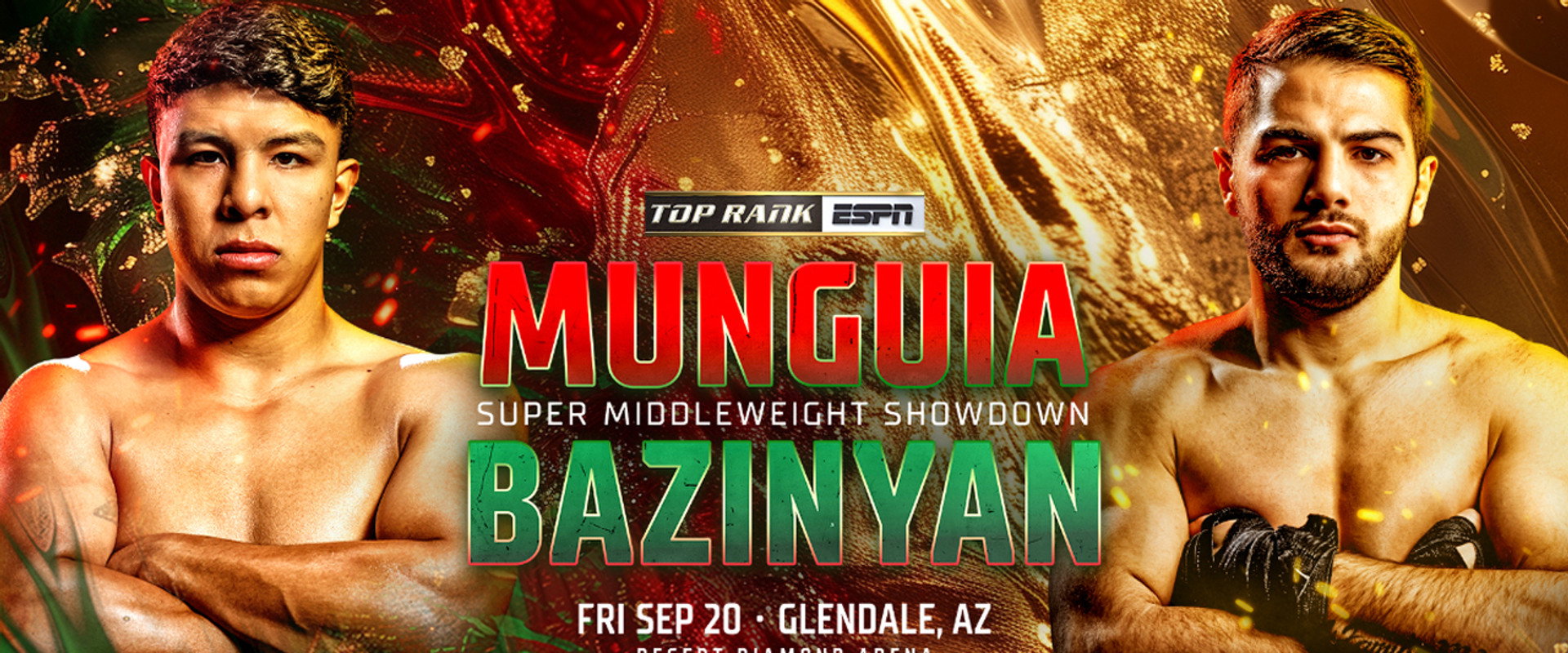 Jaime Munguia vs. Erik Bazinyan's banner image