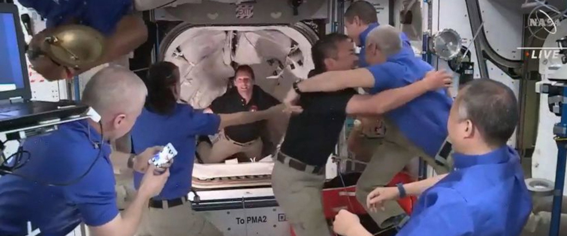 Thomas Pesquet, arrimage à l'ISS