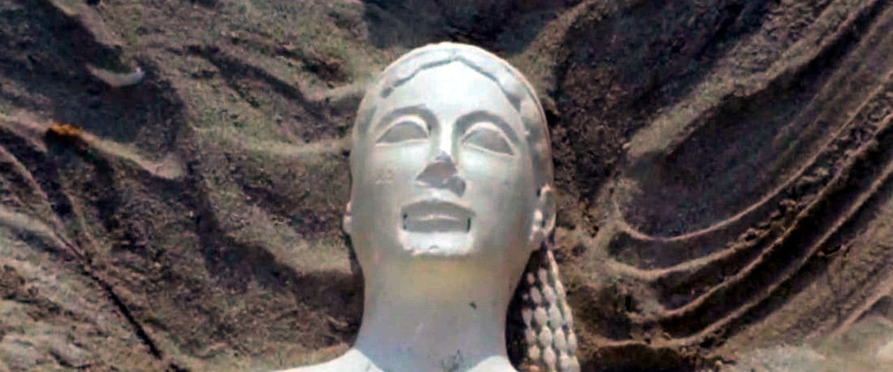 The garden with the statues