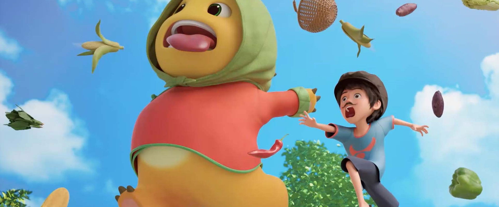 奶龙与小七之大战暴暴龙