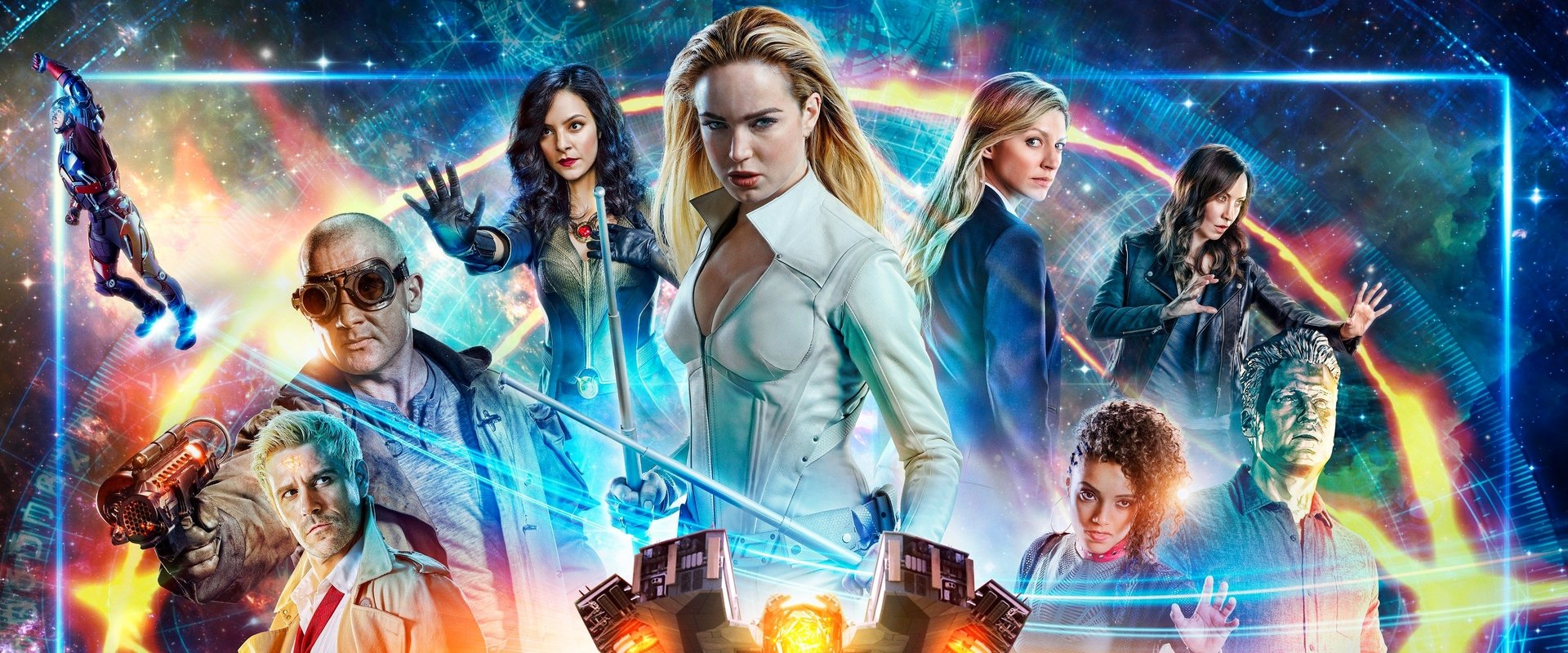 DC's Legends of Tomorrow dizisi için arka plan görseli