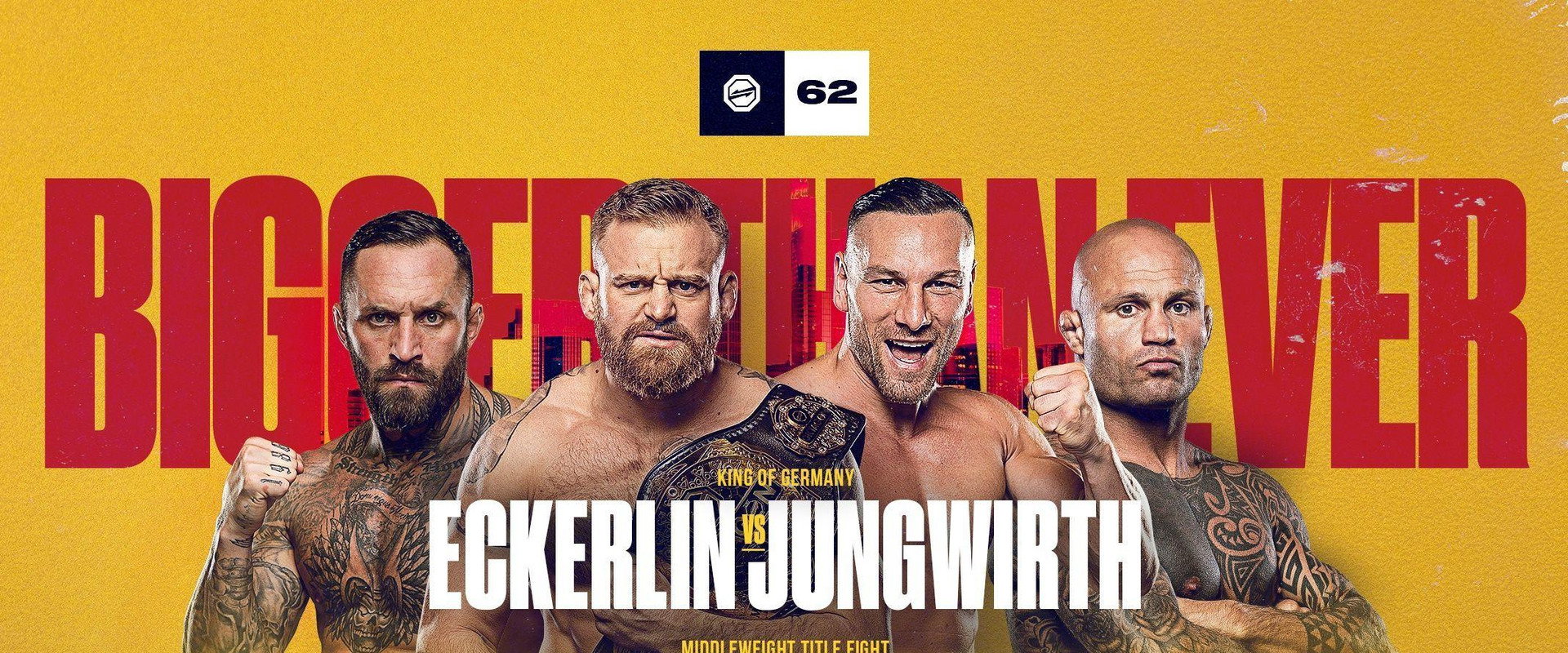 OKTAGON 62: Eckerlin vs. Jungwirth's banner image