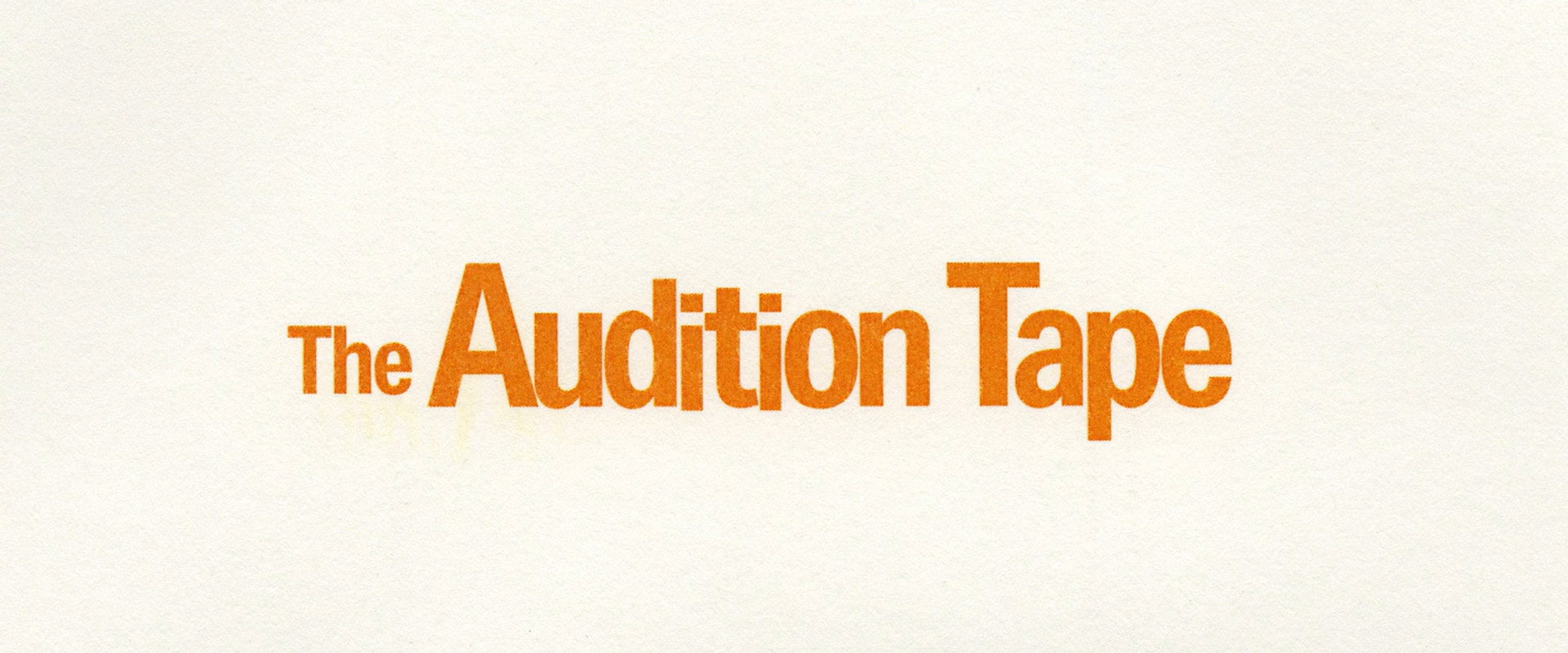 The Audition Tape's banner image