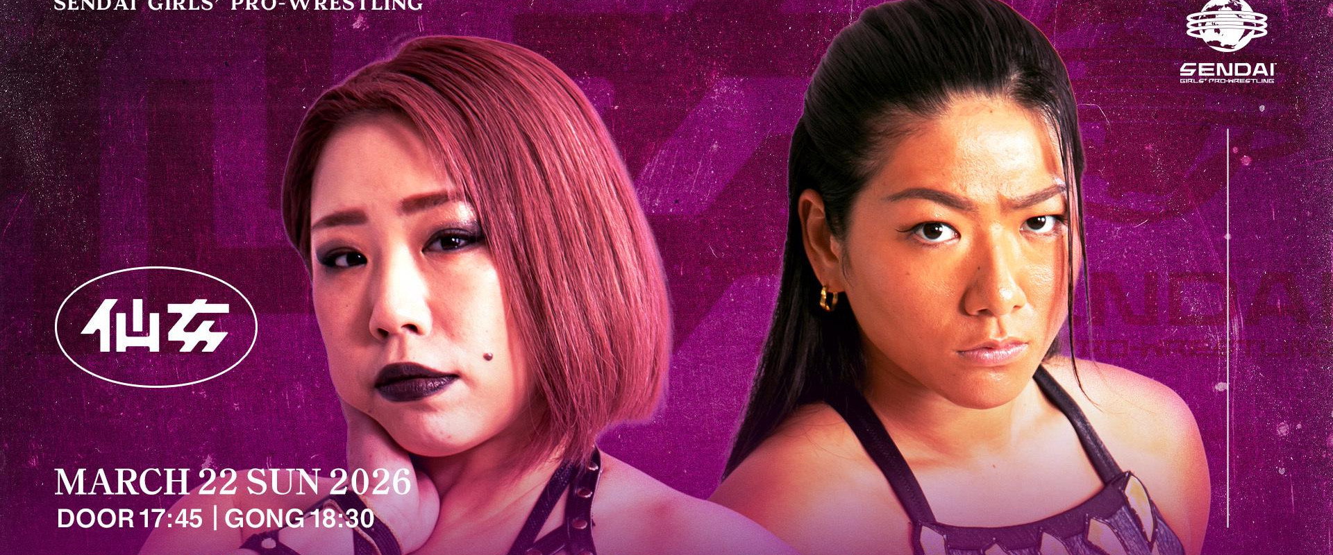 Sendai Girls' Pro-Wrestling in Shinkiba 1st RING ~The Sky Is the Limit~'s banner image