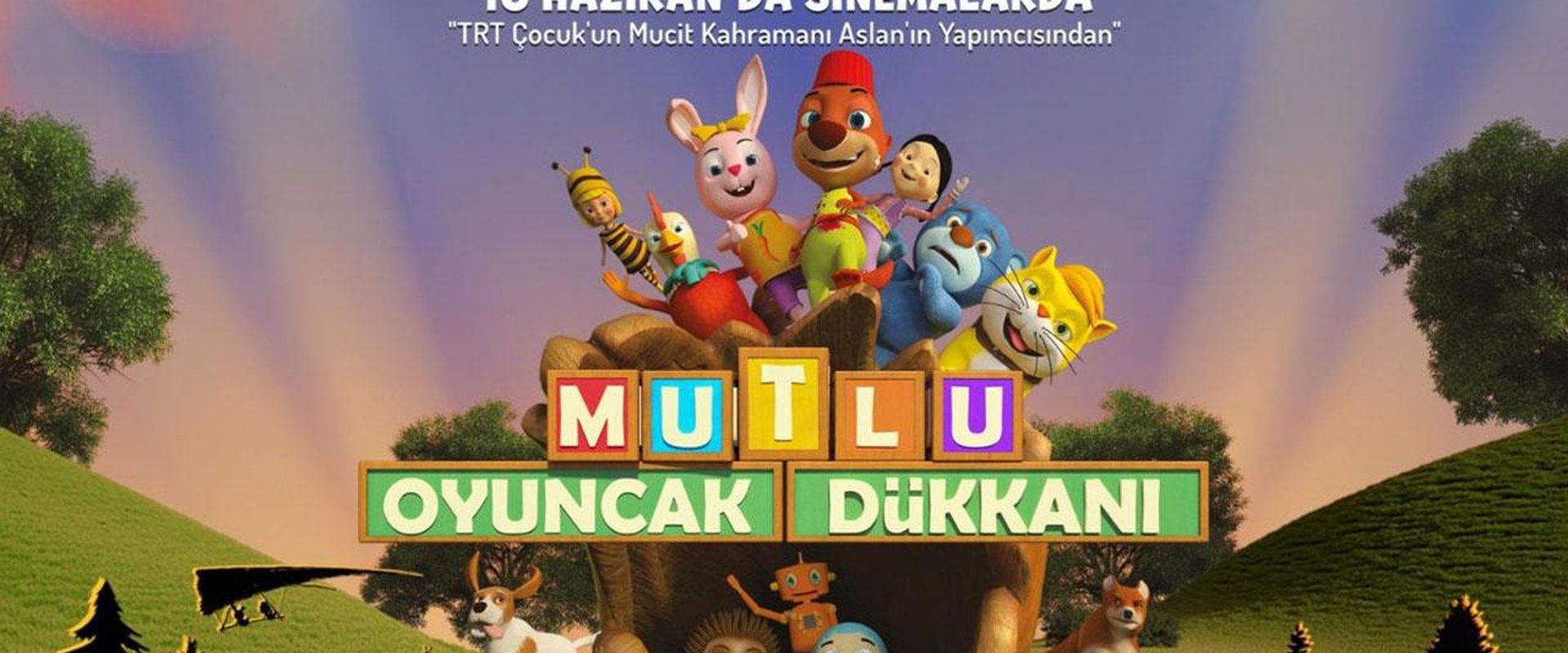 Mutlu Oyuncak Dükkanı filmi için arka plan görseli