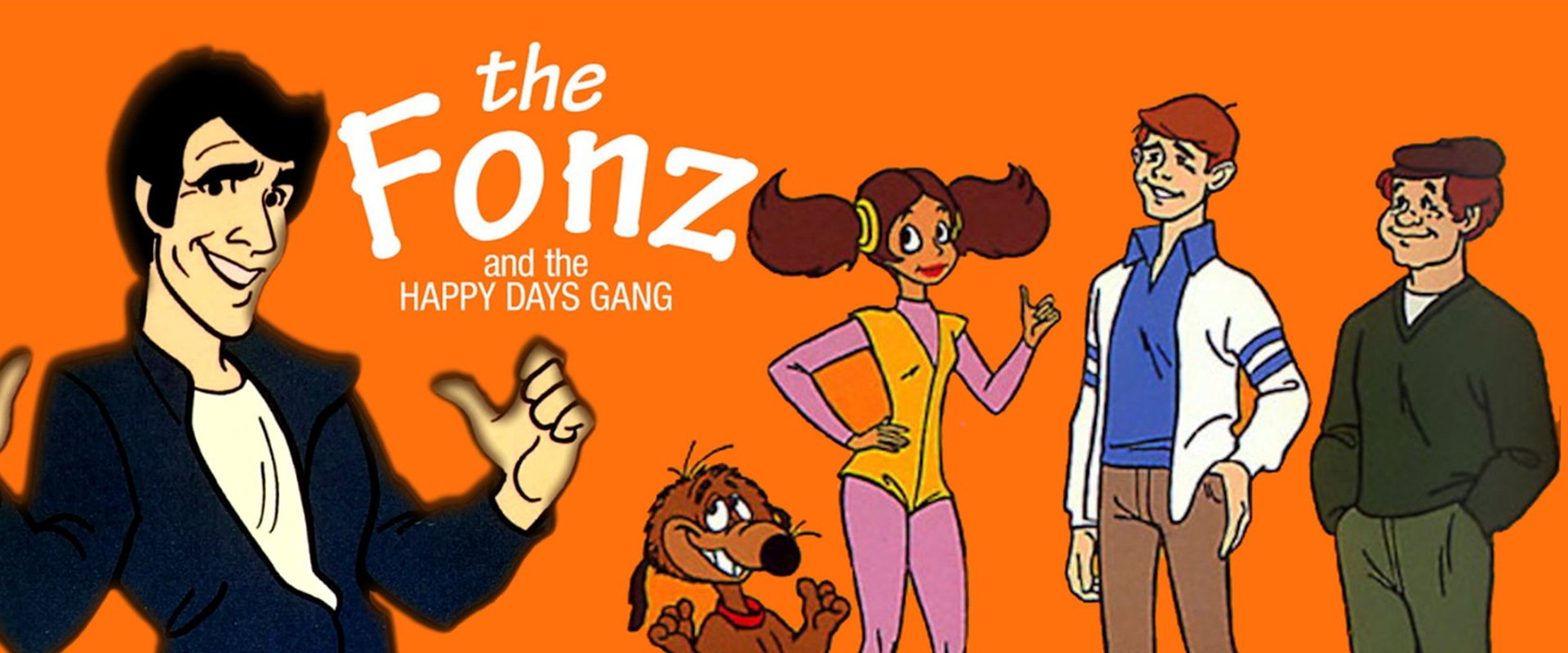 The Fonz and the Happy Days Gang