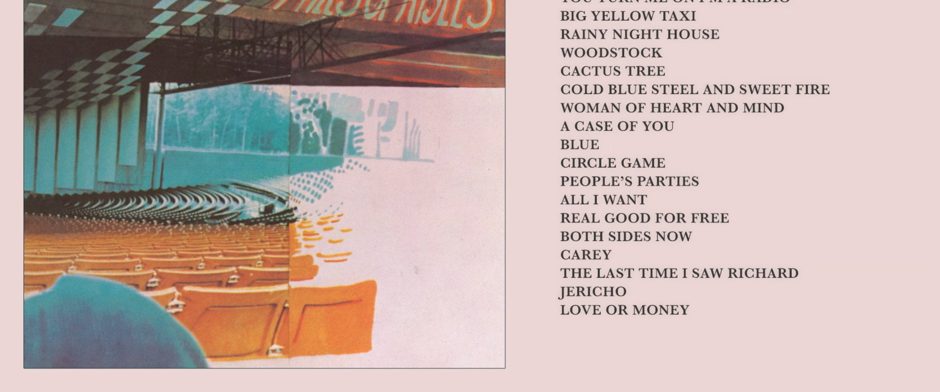 Joni Mitchell: Miles of Aisles's banner image