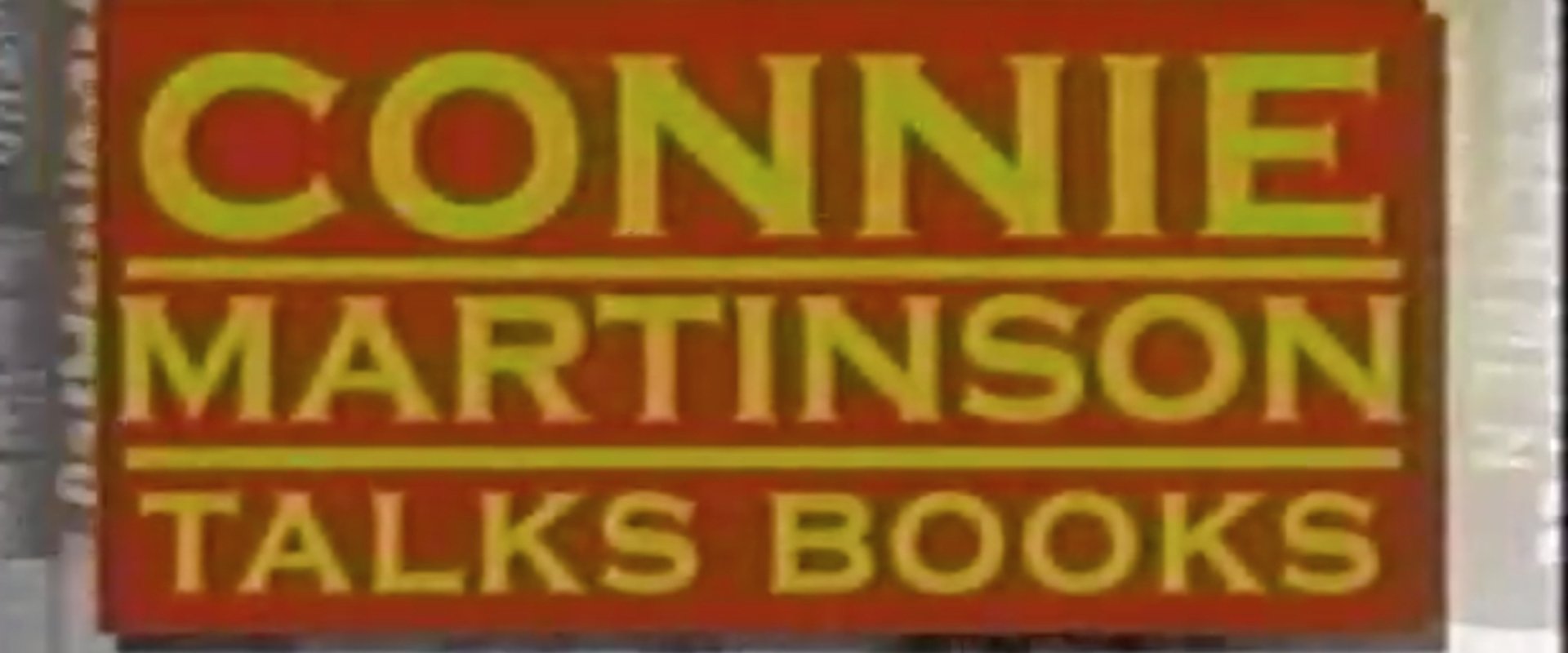 Connie Martinson Talks Books