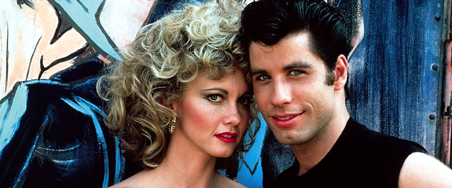Grease filmi için arka plan görseli