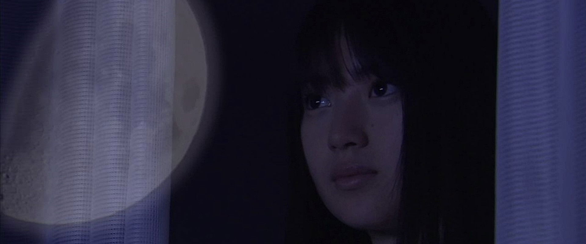 Looking Up at the Half-Moon