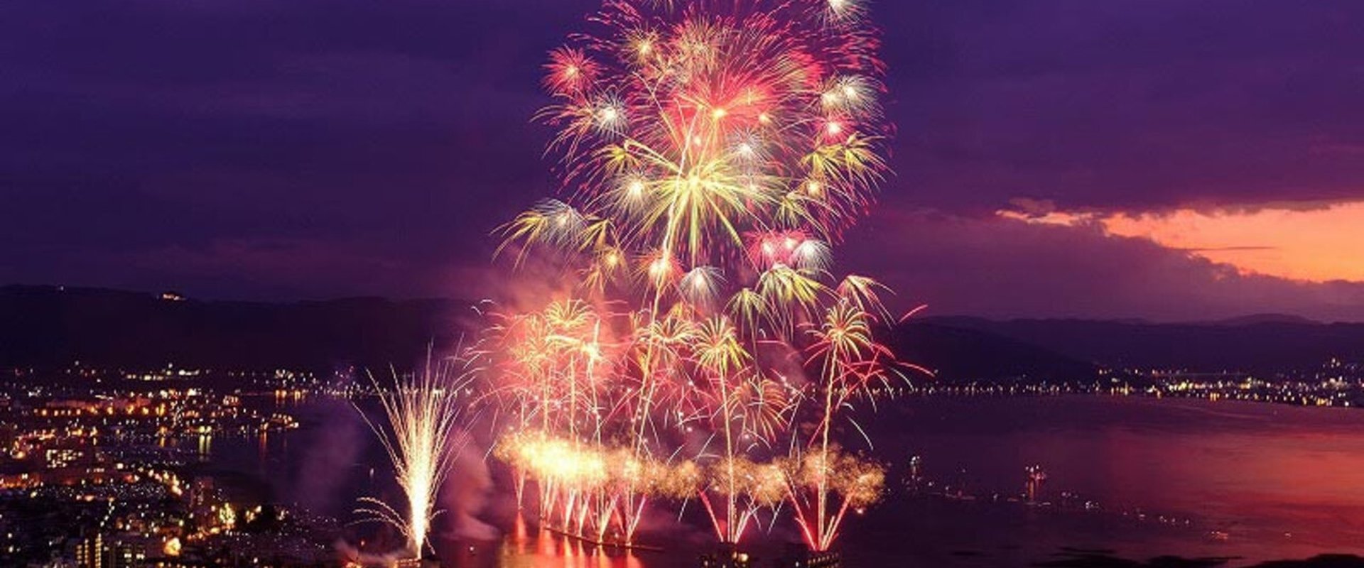 夜空に輝く希望の大花火～諏訪湖・長岡・伊勢 真夏の祭典