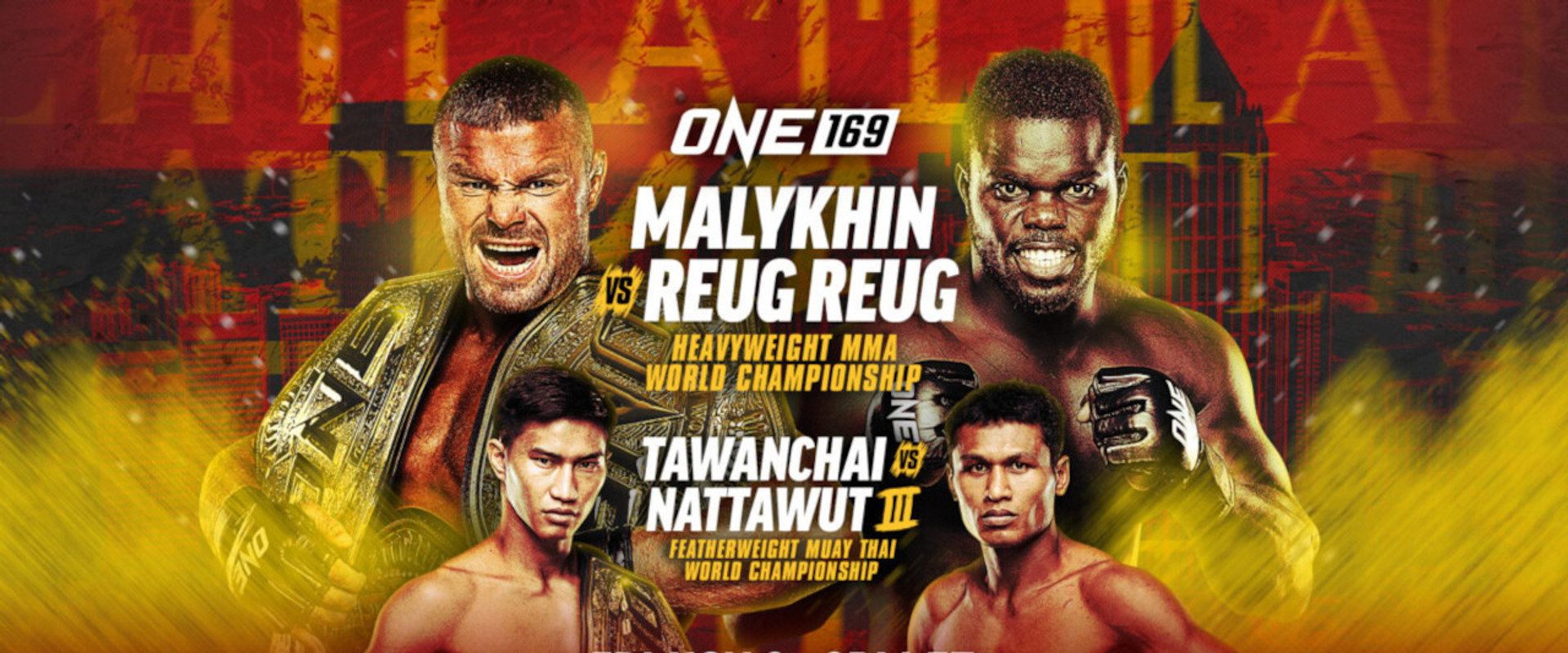 ONE 169: Malykhin vs. Reug Reug's banner image