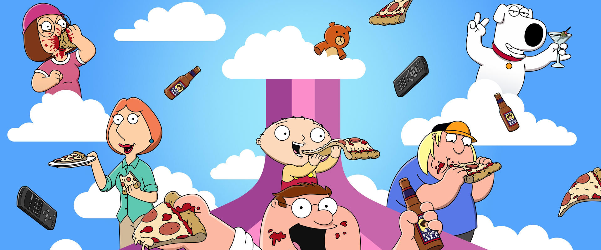 Family Guy dizisi için arka plan görseli