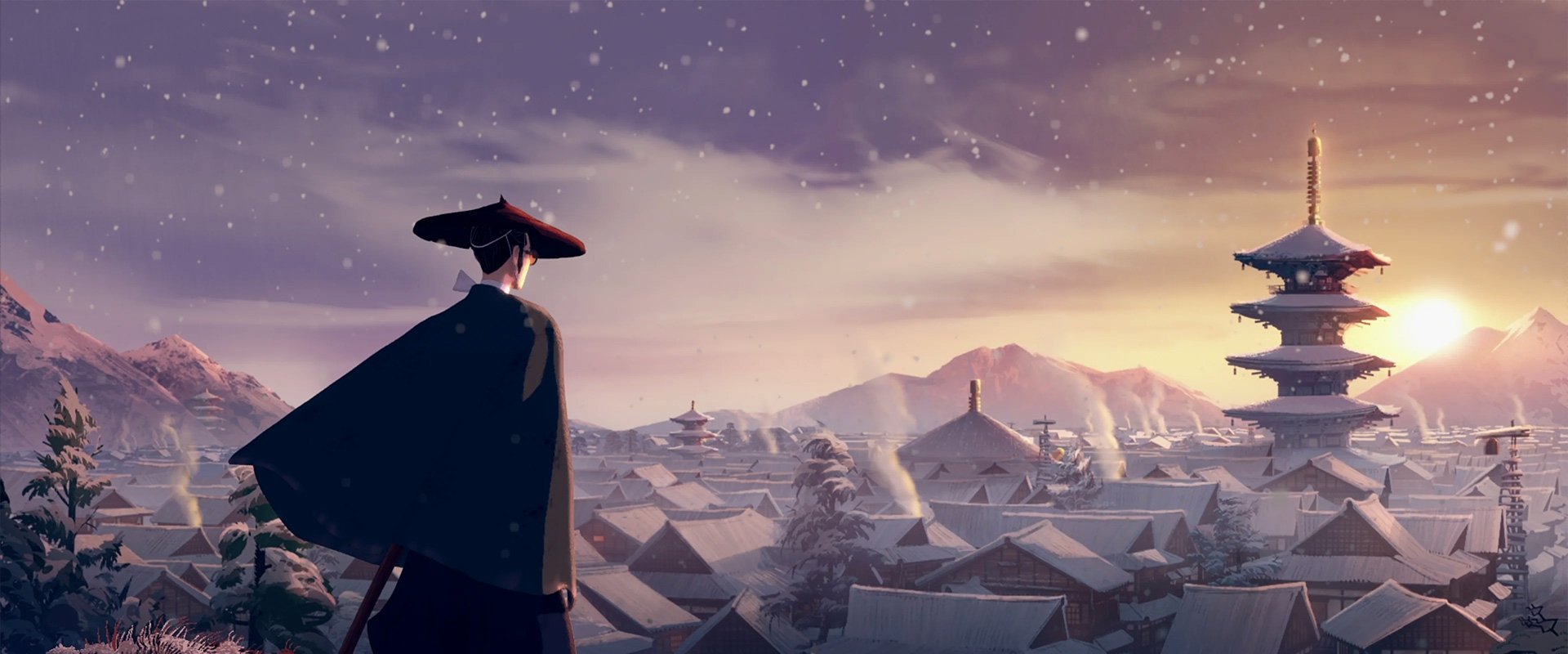 BLUE EYE SAMURAI dizisi için arka plan görseli