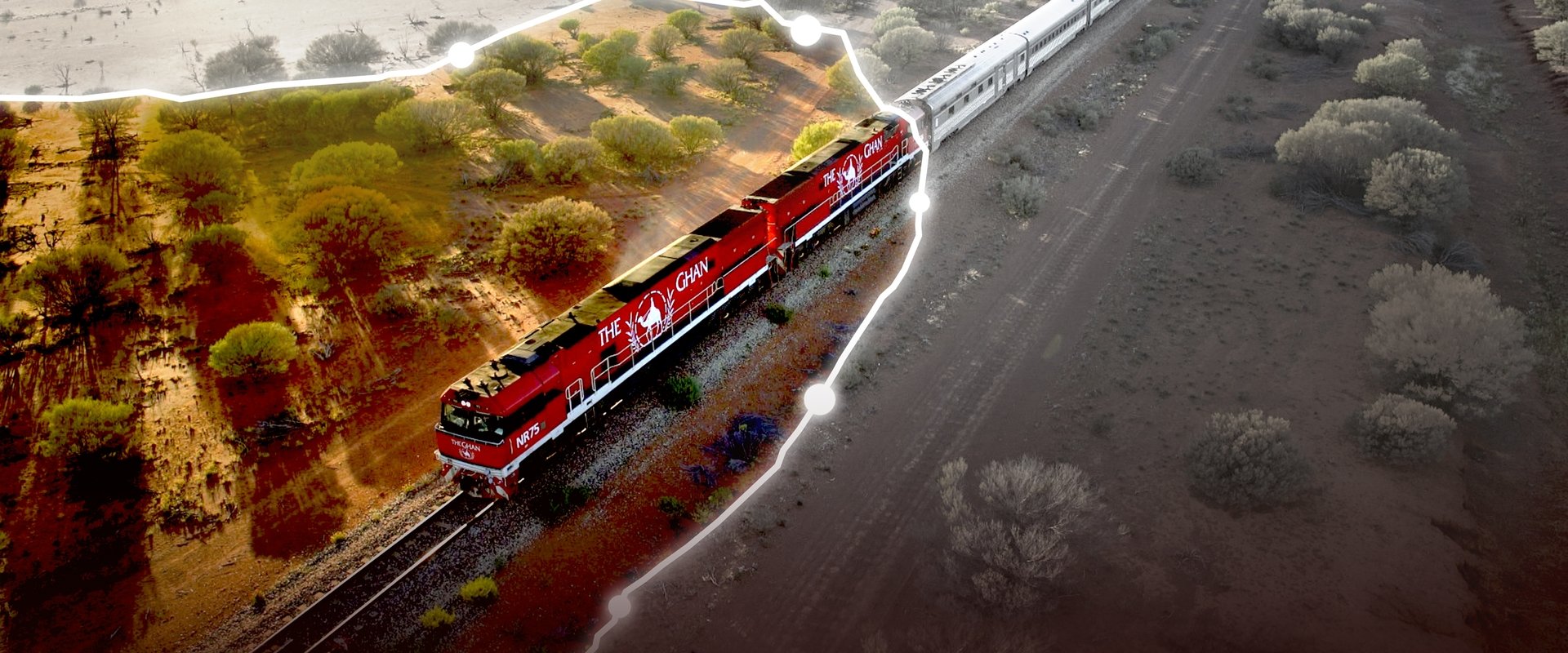 World's Greatest Train Journeys from Above