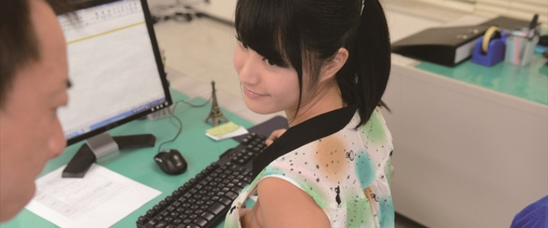 I’m Gonna Try To Fuck These Office Ladies Who Don’t Notice Me Staring At Their Tits While They Are Working!'s banner image